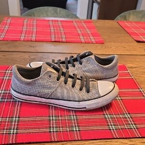 Gray Low-Top Converse Sneakers
